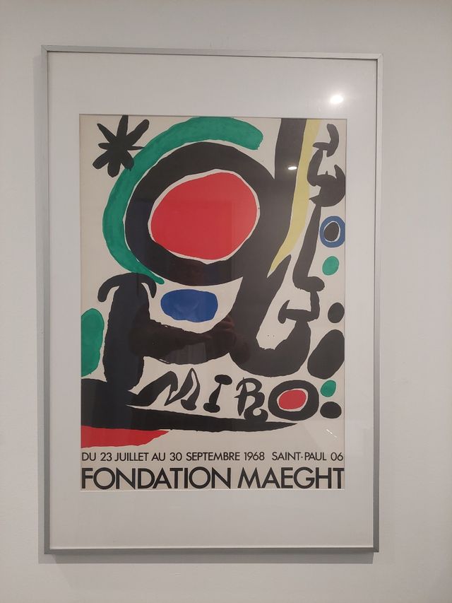 Cartel Miró - Fundación Maeght 1968. ORIGINAL.