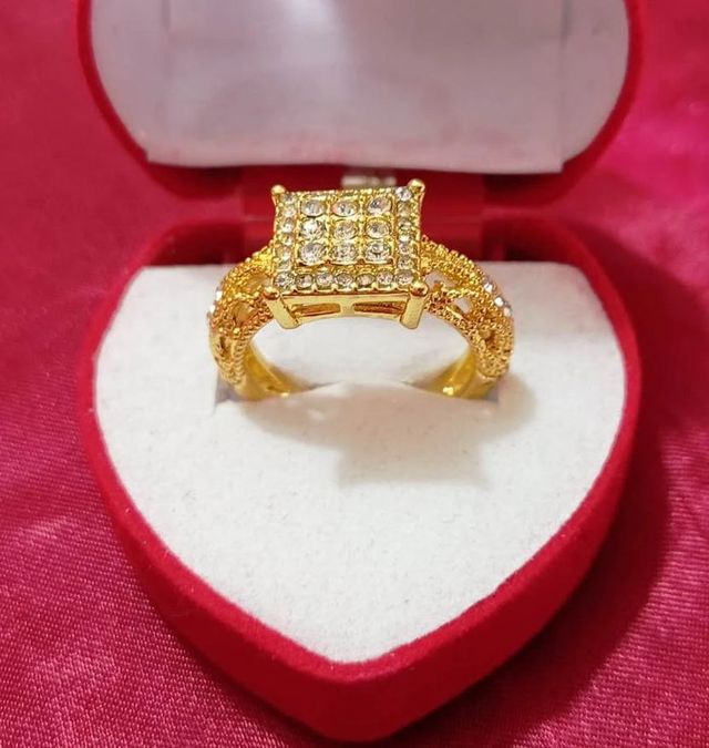 ANELLO IN ARGENTO BAGNO ORO 18 KT