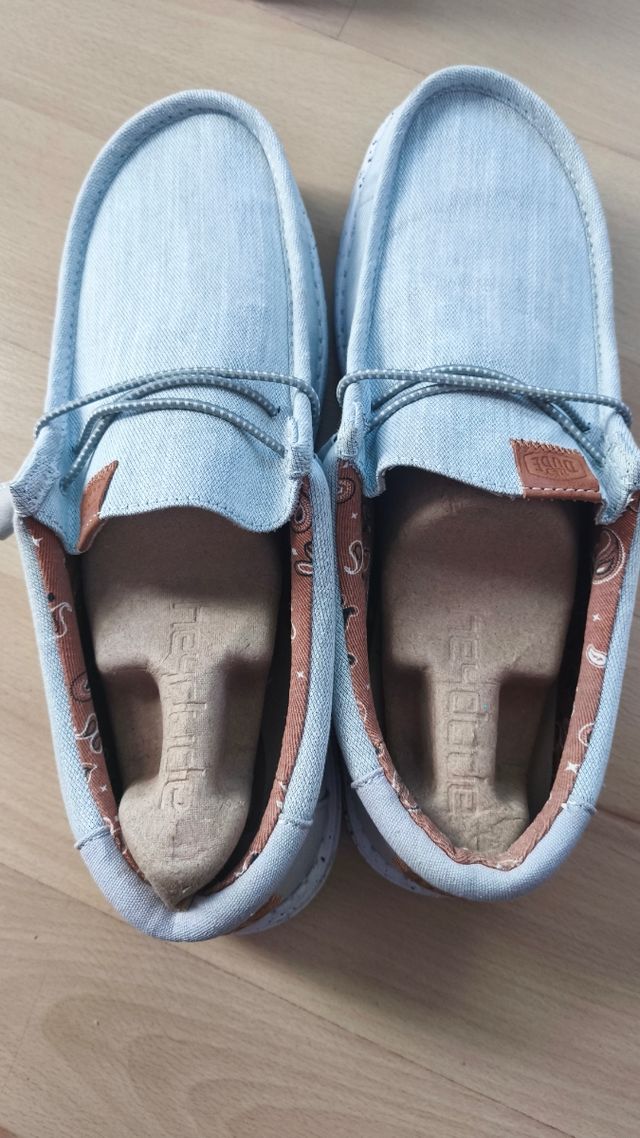 Zapatillas Hey Dude Gris Claro