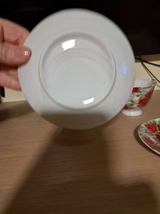 2 Tazze Tè Rose Ceramica