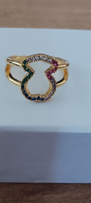 Anillo oso multicolor.No negociable 