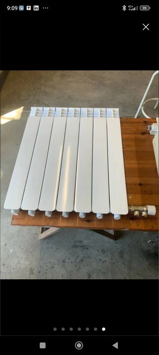 Radiador aluminio blanco nuevos