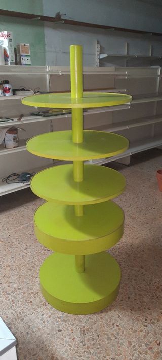 Expositor redondo verde - 160cm