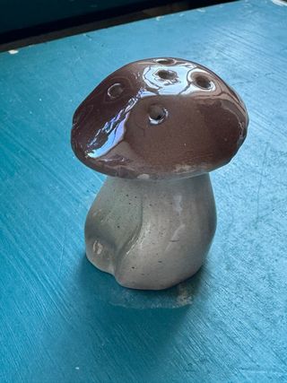 Fungo porta sale vintage salera ceramica