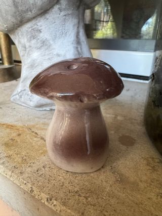 Fungo porta sale vintage salera ceramica