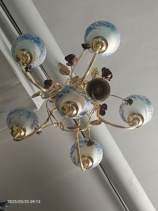 2 lámparas vintage + 2 modernas