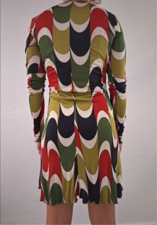 Túnica estilo vintage años 70 talla S