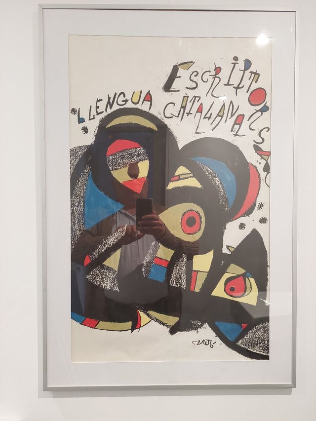 Cartel Miró: Escriptors llengua catalana 1981.