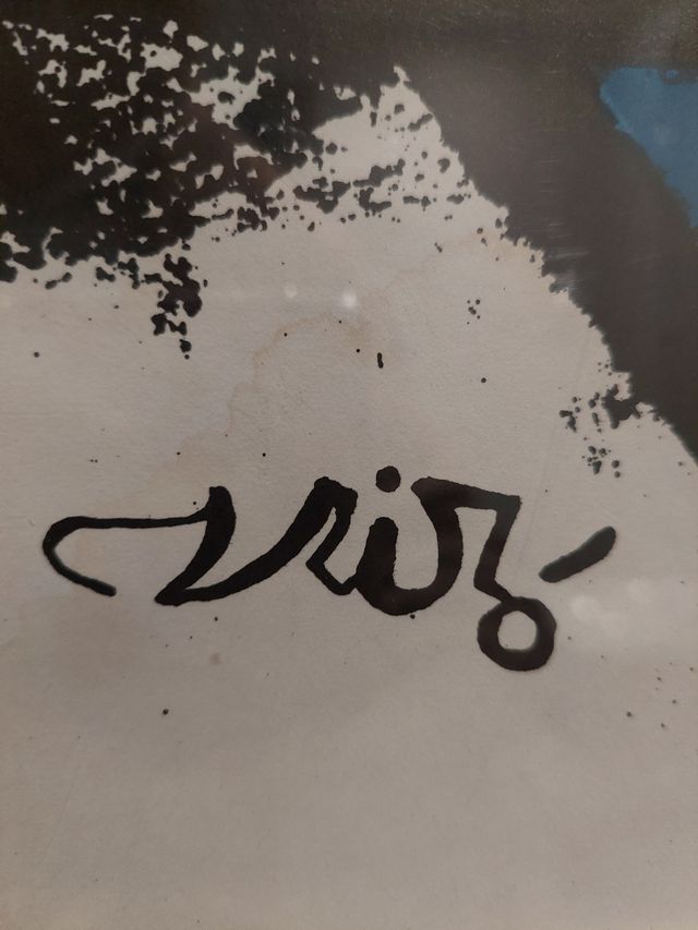 Cartel Miró: Escriptors llengua catalana 1981.