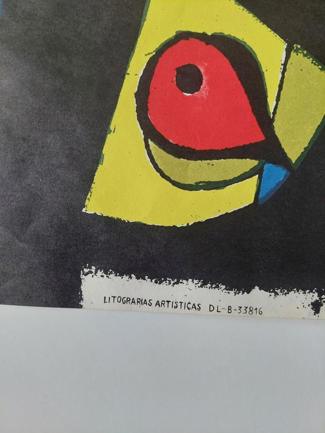 Cartel Miró: Escriptors llengua catalana 1981.