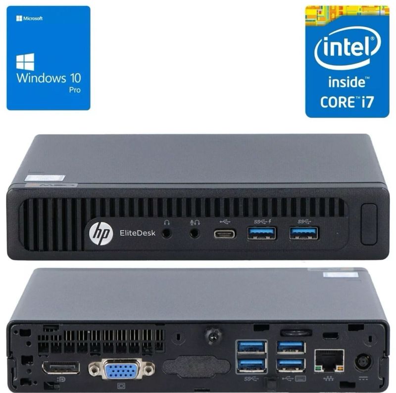 HP EliteDesk 800 G2 - Mini PC afbeelding 2