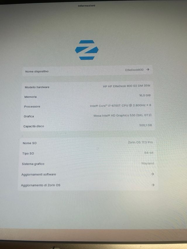 HP EliteDesk 800 G2 - Mini PC