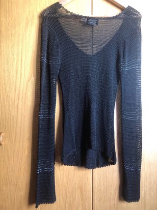 Top de ganchillo Amnesia Talla S