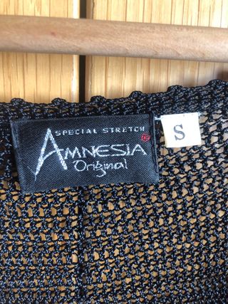 Top de ganchillo Amnesia Talla S