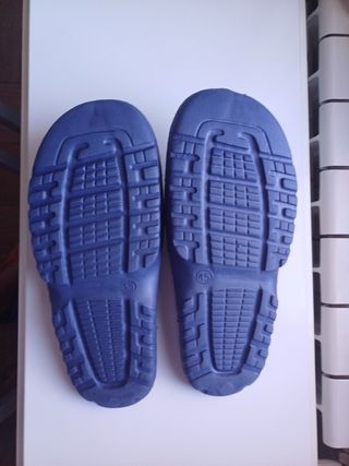 Chanclas Solteez azules - Talla 45