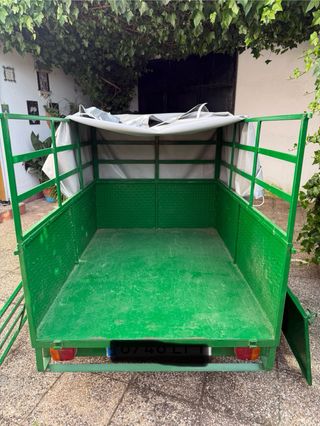 Remolque mediano verde