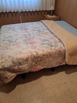 Colcha invierno 135. Incluye sabanas y cortina