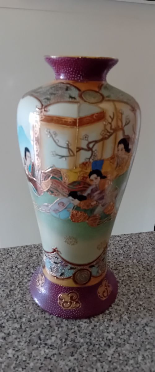 Vaso antico cinese Dipinto a mano