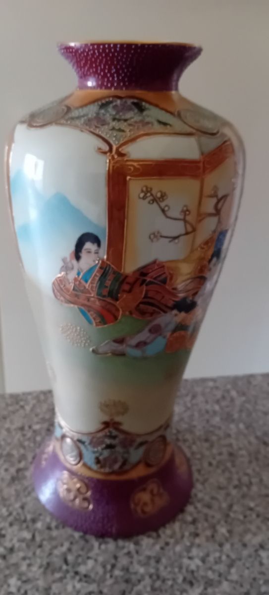 Vaso antico cinese Dipinto a mano