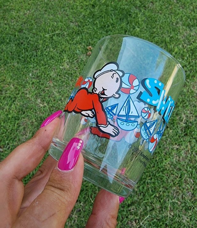 Bicchiere vintage Swee Pea