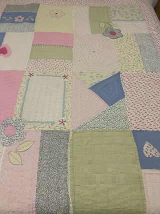 Colcha infantil  
medidas ancho 150 
largo 190