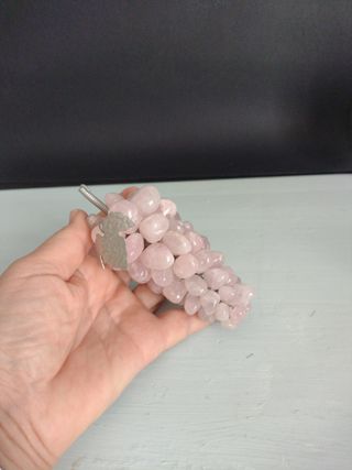 Grappolo d'uva quarzo rosa