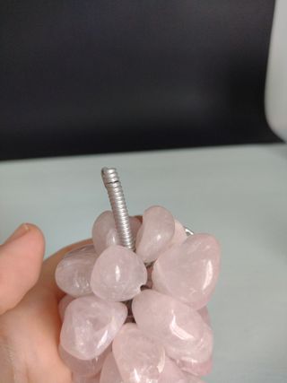 Grappolo d'uva quarzo rosa