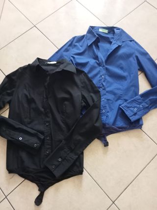 Camicie a body- Nero e Blu