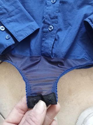 Camicie a body- Nero e Blu