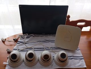 Cámaras vigilancia + DVR + monitor