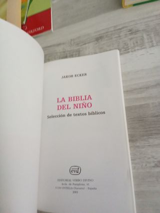 La Biblia del niño: Selección de textos bíblico...