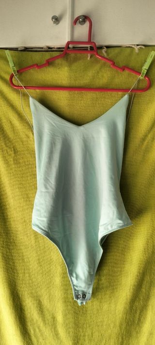 Body Tanga Teal - Espectacular
