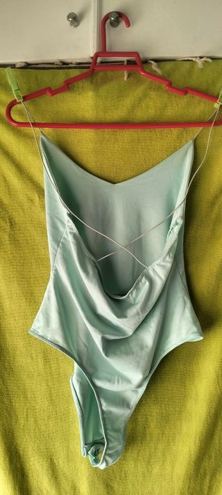 Body Tanga Teal - Espectacular