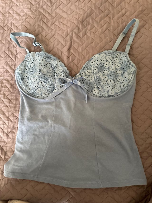 Top Intimissimi celeste tg.M