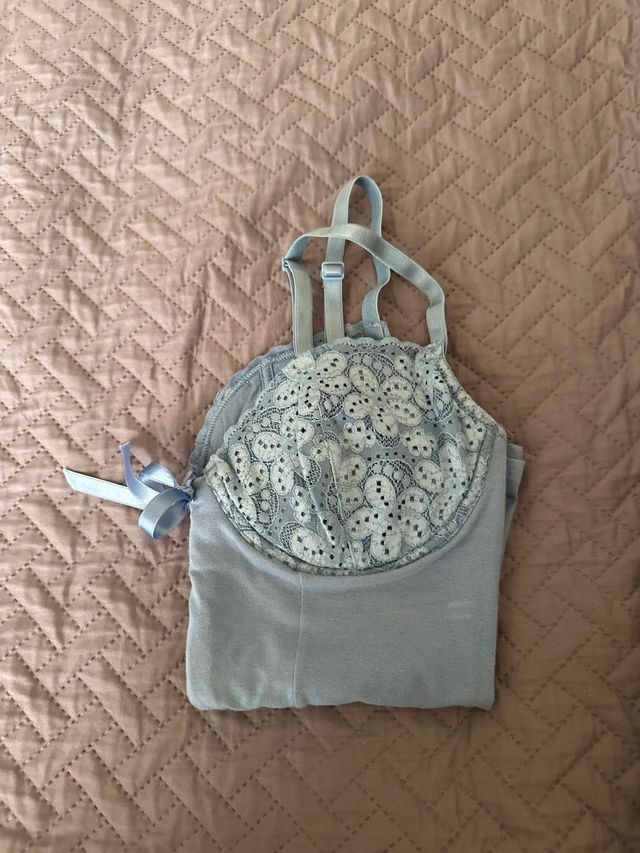 Top Intimissimi celeste tg.M