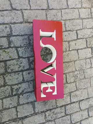 Decoración LOVE: Letras evento