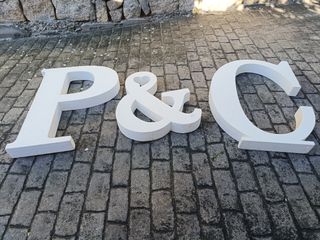 Decoración LOVE: Letras evento