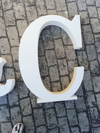 Decoración LOVE: Letras evento