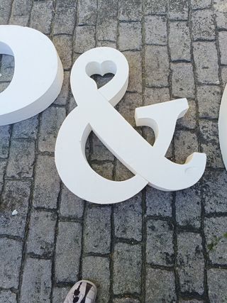 Decoración LOVE: Letras evento
