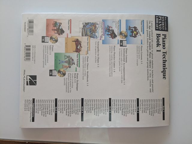 Piano Technique Book 1 - Hal Leonard