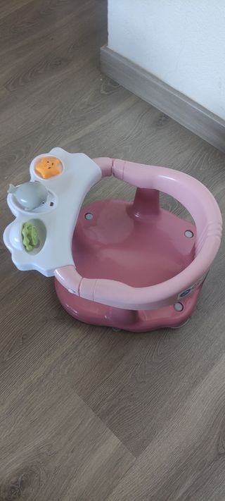 Asiento Baño Bebé - Rosa. Marca Twinly
