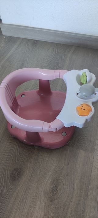 Asiento Baño Bebé - Rosa. Marca Twinly