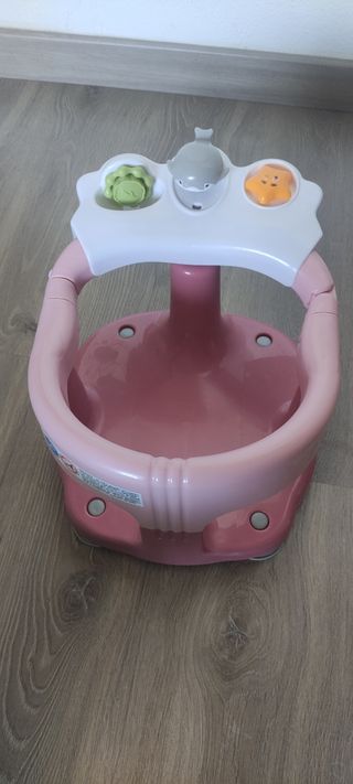 Asiento Baño Bebé - Rosa. Marca Twinly