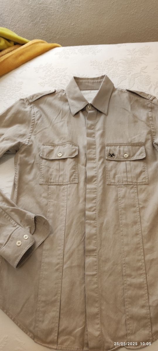 Camisa Thomas beige talla M