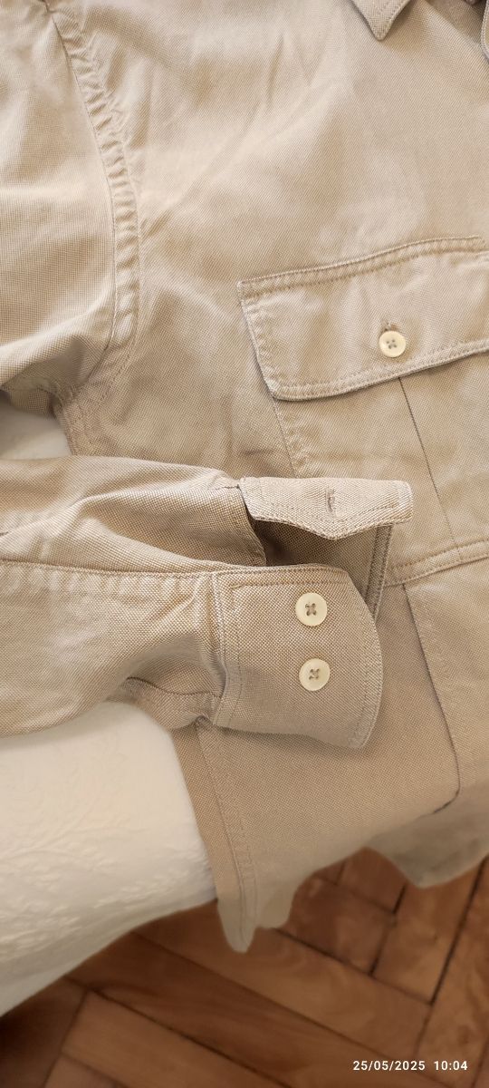 Camisa Thomas beige talla M