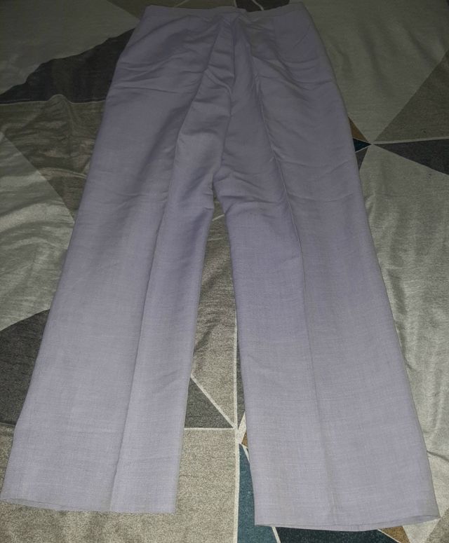 Pantalones Lino BM - Talla 42 - Morado