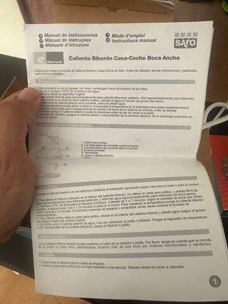 Calienta biberones Saro casa & coche