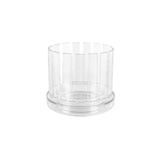 Vaso orchidee sottovaso Orchitop Scoop trasparente