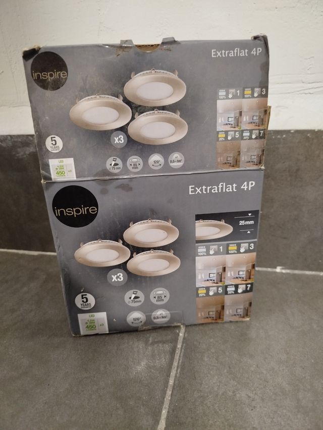 Focos empotrables Inspire - 3 unidades