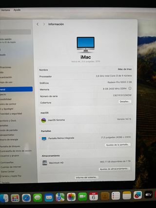 iMac 21.5" Retina 4K 2019